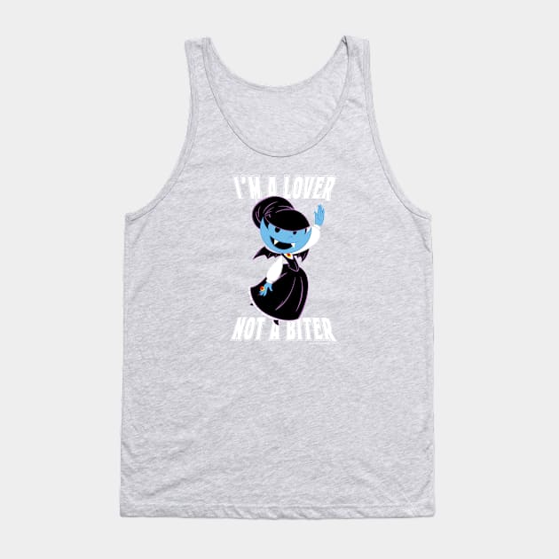 Lil Monstrrrs: I'm A Lover Not A Biter- Lady Victoria Tank Top by scout1138